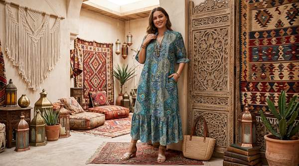 A Practical Plus Size Maxi Dress Buying Guide for Curvy Women, Featuring Amour After Dark