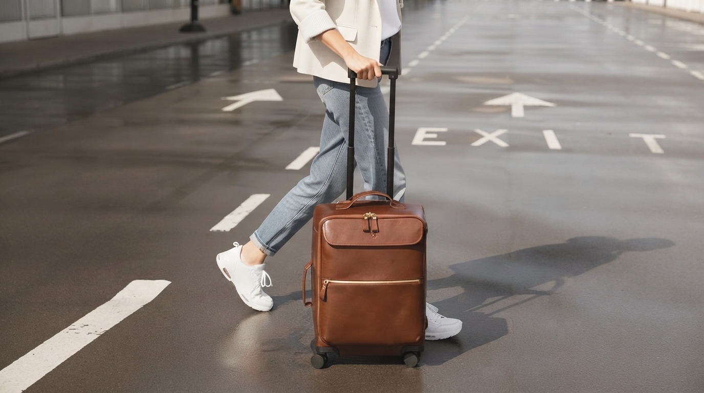Editorial illustration for Weekender, Roller, or Backpack: Choosing the Luxury Travel Bag That Fits Your Trip